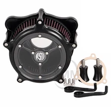 Black Clarity RSD Air Cleaner Intake Filter For Harley Road Glide Custom FLTRX