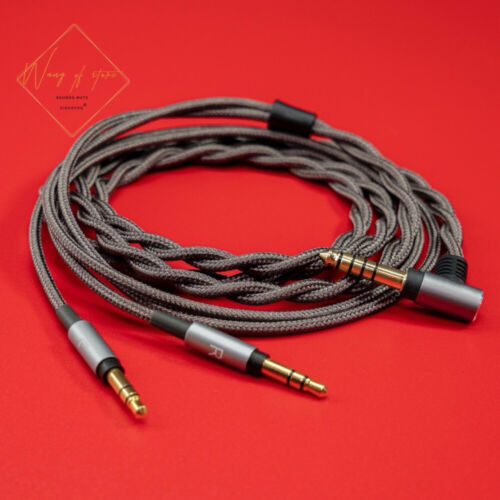 2020 Cord For Hifiman HE1000 HE6 SE HE400 Hi-Fi Balanced Audio Cable Headphone - Picture 1 of 27