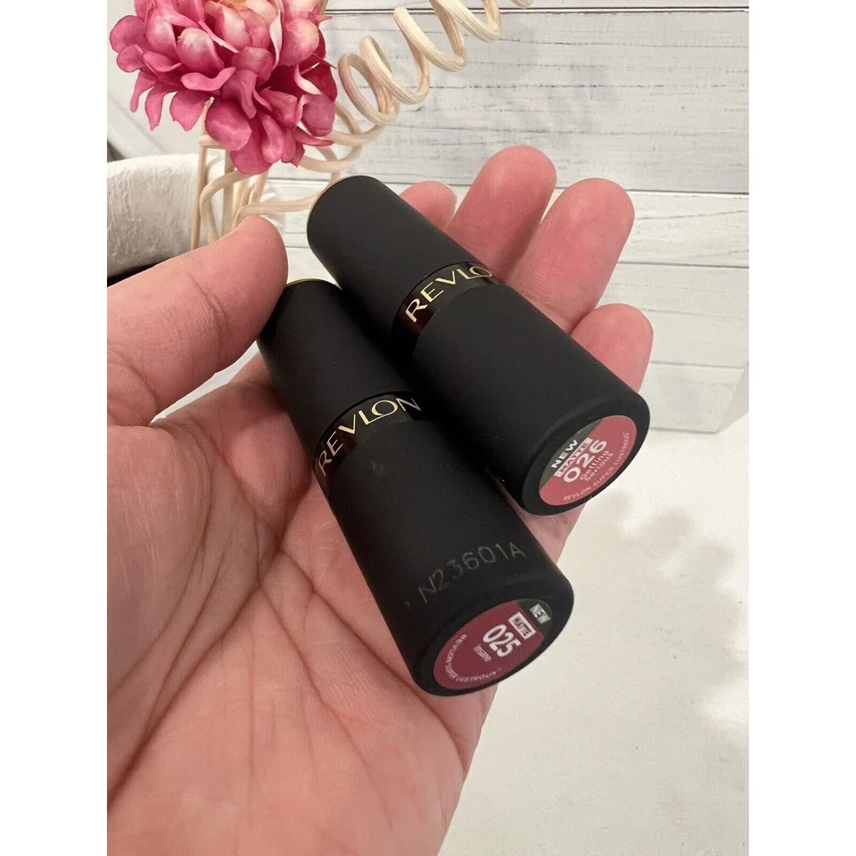 2 REVLON Super Lustrous The Luscious Mattes Lipstick, 0.15 oz ea SEALED - Image 4 of 4