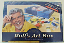 Winsor & Newton Galeria Acrylic Rolf 's Art Box New Complete Paint / Brushes ETC