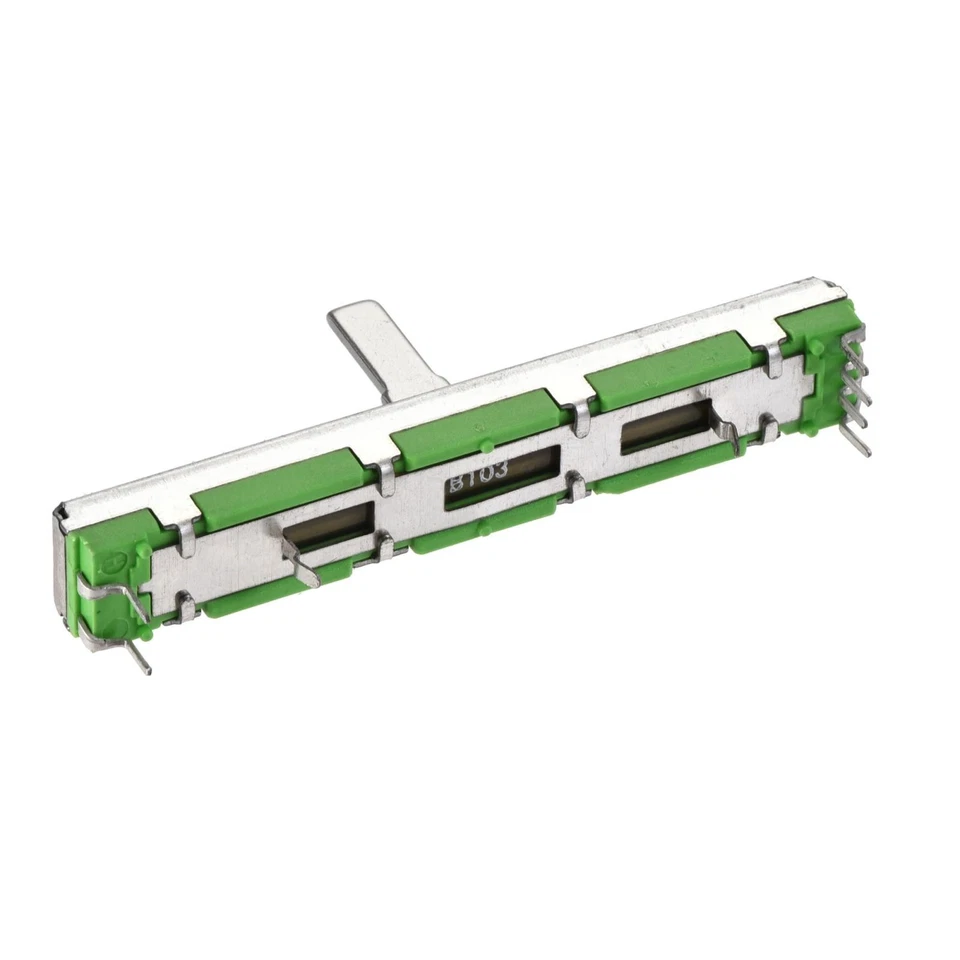 5Stk Fader Widerstände Mischer Linear Potentiometer Doppelkanal B10K Ohm 60mm - Bild 3 von 4