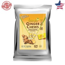 Ginger Chews with Lemon Candied Natural Candy 1 lb