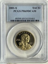 NGC PF69 ウルトラカメオ 2003 1ドル サカガウィアーダラー 2003 S Sacagawea $1 PF 69 Ultra Cameo, PR69DCAM - PCGS