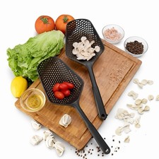 smartcook™ Schaumlöffel Siebkelle, Küchensieb Löffel, Abtropflöffel, Küche