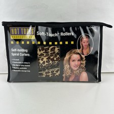 Hot Tools Soft Touch Rollers Self-Holding Spiral Curlers 14 Count HT23