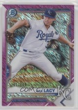 2021 Bowman Chrome Prospects Fuchsia Shimmer Refractor 192/199 Asa Lacy 02ng