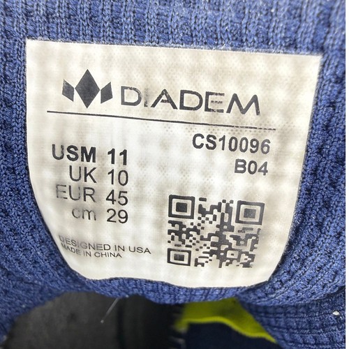 Diadem Court Spec Navy Blue Yellow Tennis Pickleball Shoes Mens 11 CS10096 - 第 2/11 張圖片