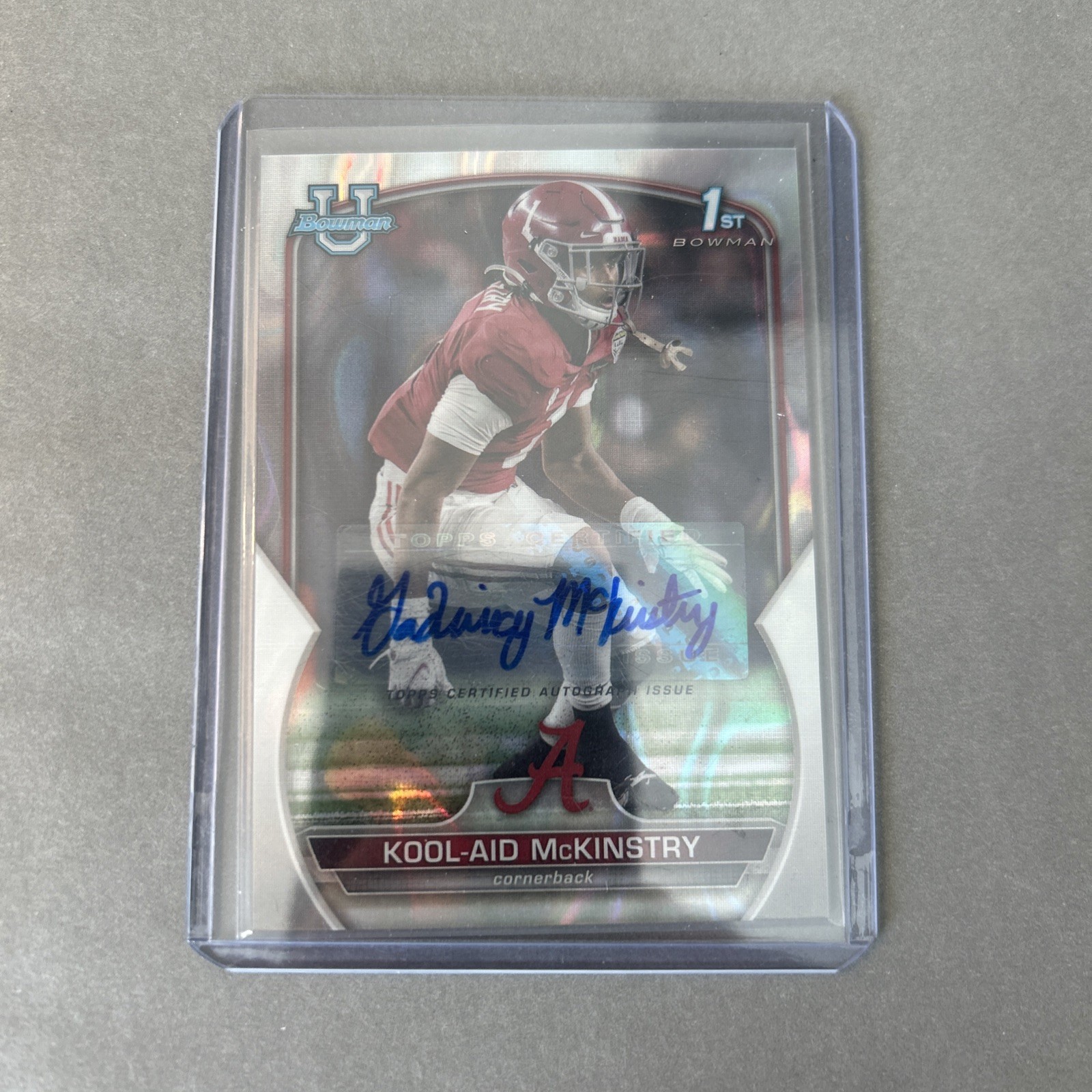 2022 1st Bowman U Chrome Prospect Lava Refractor /199 Kool-Aid McKinstry Auto