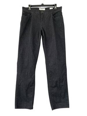Brax Feel Good Pants Mens 34x31 Black Cooper Fancy Regular Fit Straight 5 Pocket