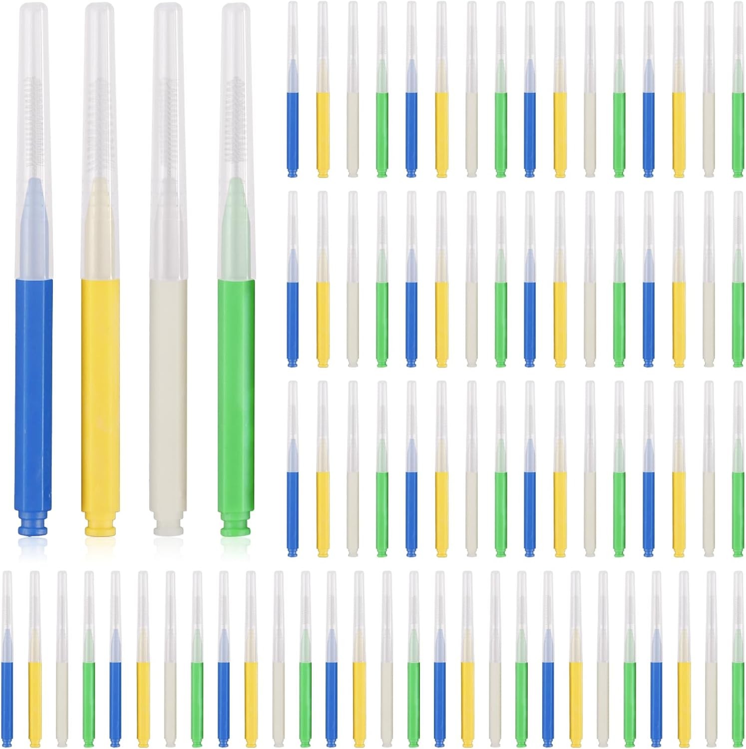 Interdental Brush, 80 Count Braces Brush Between Teeth, Toot