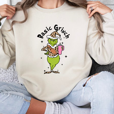 Basic Grinch Sweatshirt, Grinch shirt, Christmas Shirt, Retro Holiday Jumper