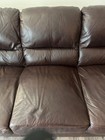 Brown Sofa Set with Genuine Leather (5 Seats) — photo 5