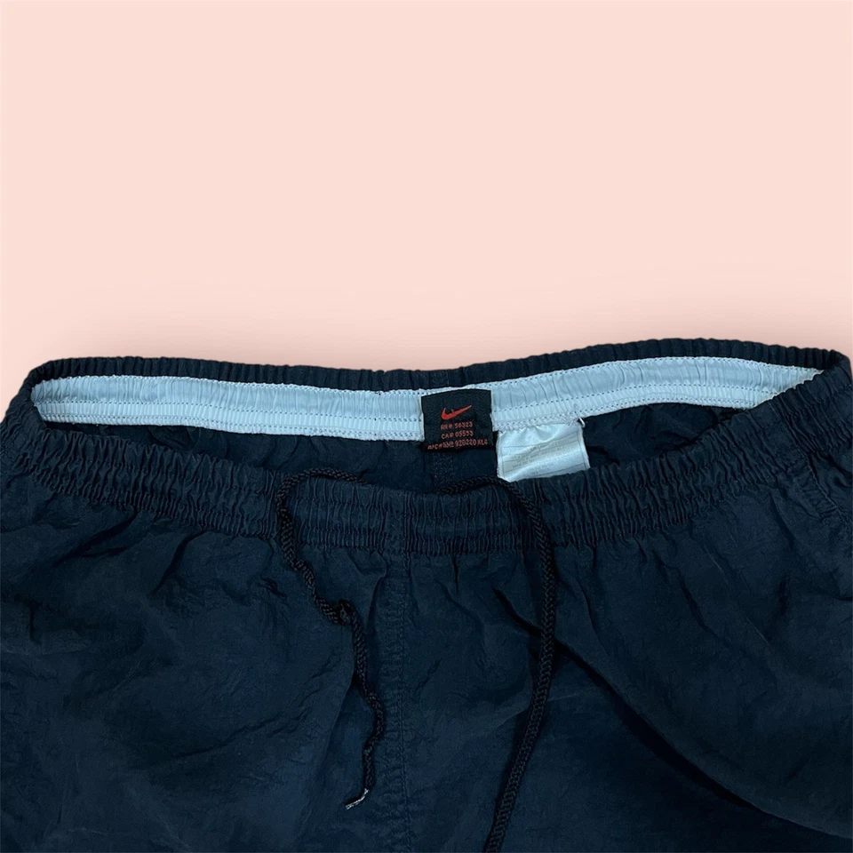 Vintage 90s Nike Nylon Shorts Youth Size Large (12-14) Black Pockets - Image 4 of 4