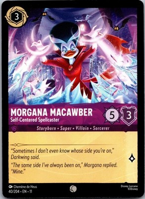 Morgana Macawber - Self-Centered Spellcaster 40/204 Winterspell Lorcana NM
