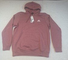 Adidas Feel Cozy Pull Over Fleece Hoodie Men's Size XL Crimson