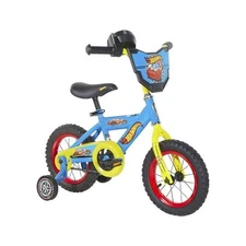 BMX Hot Wheels Bikes For Kids Boys 12" Training Wheels 3-5 Years Or 34-40" Tall