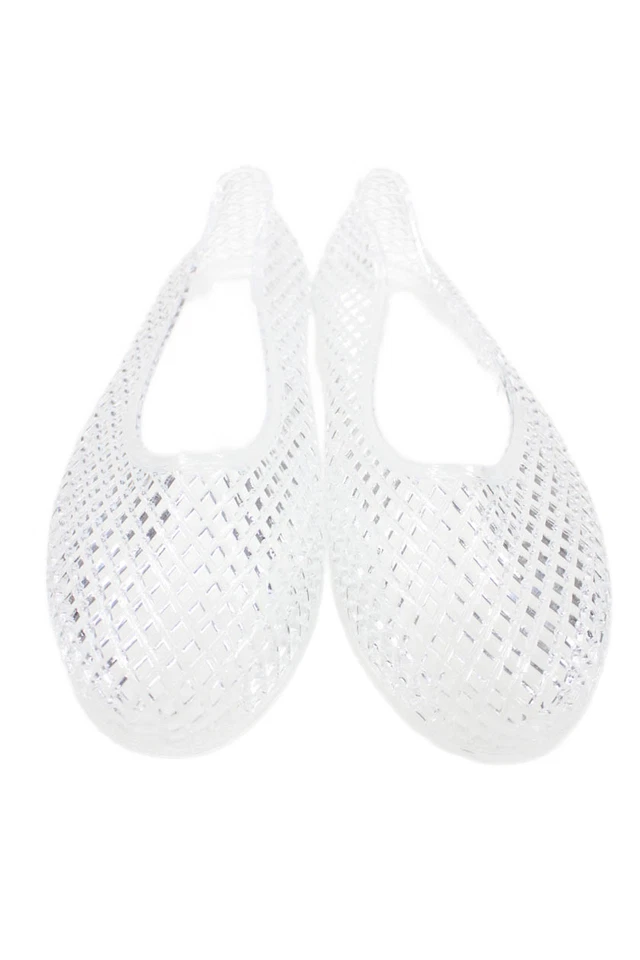 Ancient Greek Sandals Womens Slide On Jelly Ballet Flats Clear Size 40 10 - Image 2 of 4