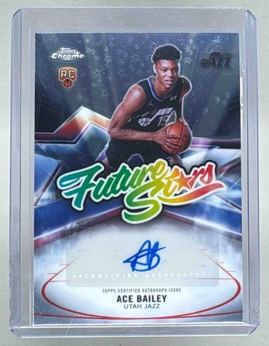 Ace Bailey 2025 Topps Chrome #FS-AB Future Stars Auto Rookie RC