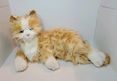 Hasbro Joy For All Orange Tabby Cat Compagno Interattivo Pet Realistico - FUNZIONA!