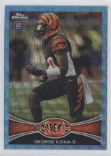 2012 Topps Chrome Blue Wave Refractors George Iloka #BW-205 2u6