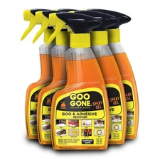 Goo and Adhesive Remover All-Purpose Cleaner Spray, 12 fl oz - 6 PACK FAST SHIP