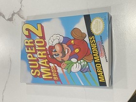 Super Mario Bros 2 Nintendo NES SMB2 Cib Game Cartridge Authentic Near Mint Box