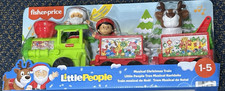 Fisher-Price Little People Musical Christmas Train with Santa, Elf,  Reindeer