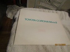 Vintage 1973 Toyota Corona Mark II OEM New Car Dealer Sales Brochure Catalog