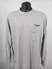Bulwark FR Shirt Mens XL Gray Pocket Fire Resistant 9.6 ATV Long Sleeve 