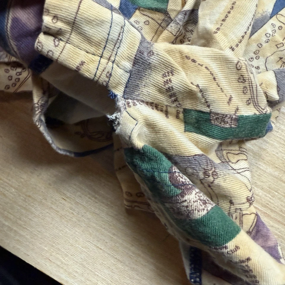 Vintage Dockers 90s Golf aop Polo Shirt Large Men’s All Over Print Country Club - Image 4 of 4