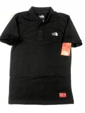 The North Face Polo Shirt Short Sleeve Mens medium Black Golf