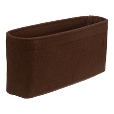 Purse Organizer Insert, Felt Handbag Shaper, 7.5"x2"x4", Coffee