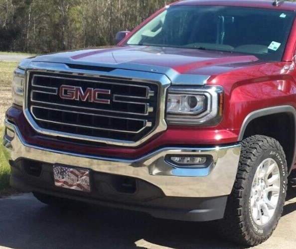 Chrome Aeroskin Hood Protector Bug Shield Deflector for 14-2018 GMC Sierra 1500 - Изображение 3 из 4