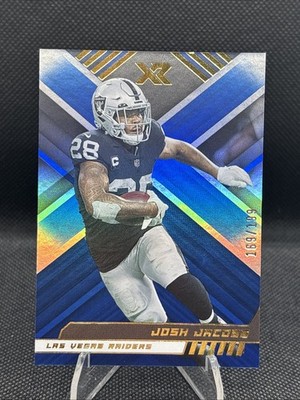 2022 Panini XR - Josh Jacobs #47 Blue /199