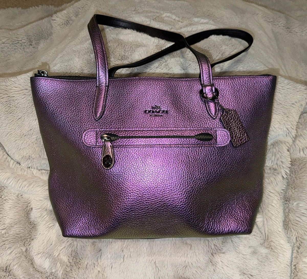 Coach Tote Purple Bags & Handbags for Women for sale | eBay
