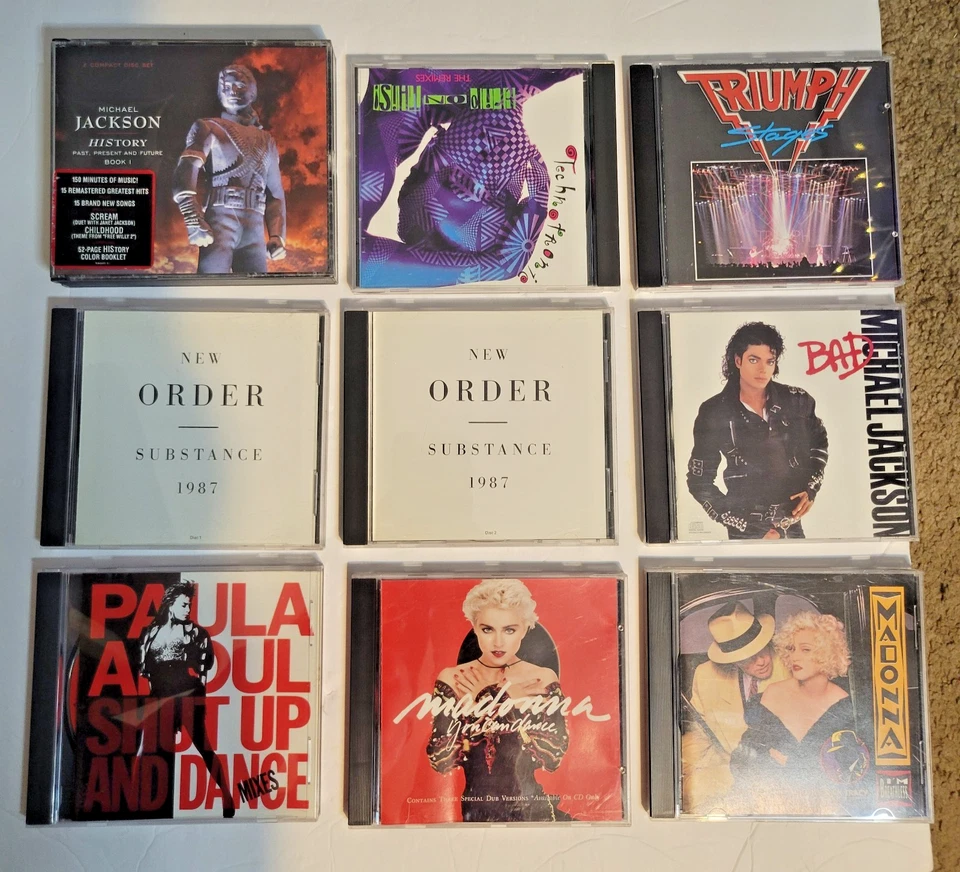 CD Lot of 21 CDs Classic Rock Pop Country 80s 90s with Drakkar Noir Case Foto 2 de 4