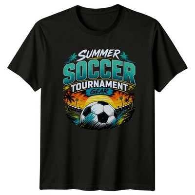 Sommer Fußball Turnier Ausrüstung T-Shirt Sommerturnier Fußball Geschenk für Ihn Sie