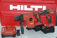Hilti-TE6-22 NURON Akku Bohrhammer + Hilti-SF4-22 NURON Bohrschrauber im Koffer