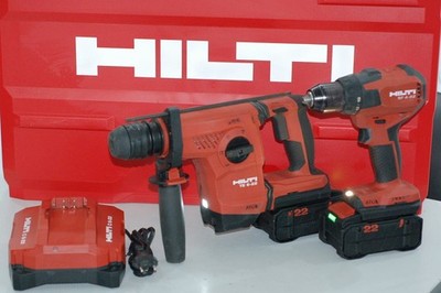 Hilti-TE6-22 NURON Akku Bohrhammer + Hilti-SF4-22 NURON Bohrschrauber im Koffer*