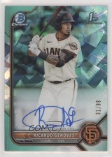 2022 Bowman Sapphire Edition Aqua 31/99 Ricardo Genoves #BSPA-RG Auto 05ol