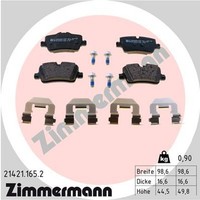 Bremsbelagsatz Scheibenbremse Zimmermann 21421.165.2 FüR BMW 3Er G20 G80 G28 G21