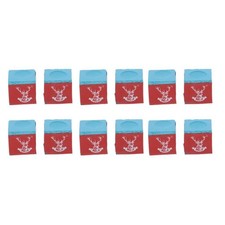 12 Pcs Premium Billiard Billiard Snooker Cues Tips Chalk