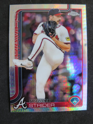 2025 Topps Chrome Prism Refractor Spencer Strider #46