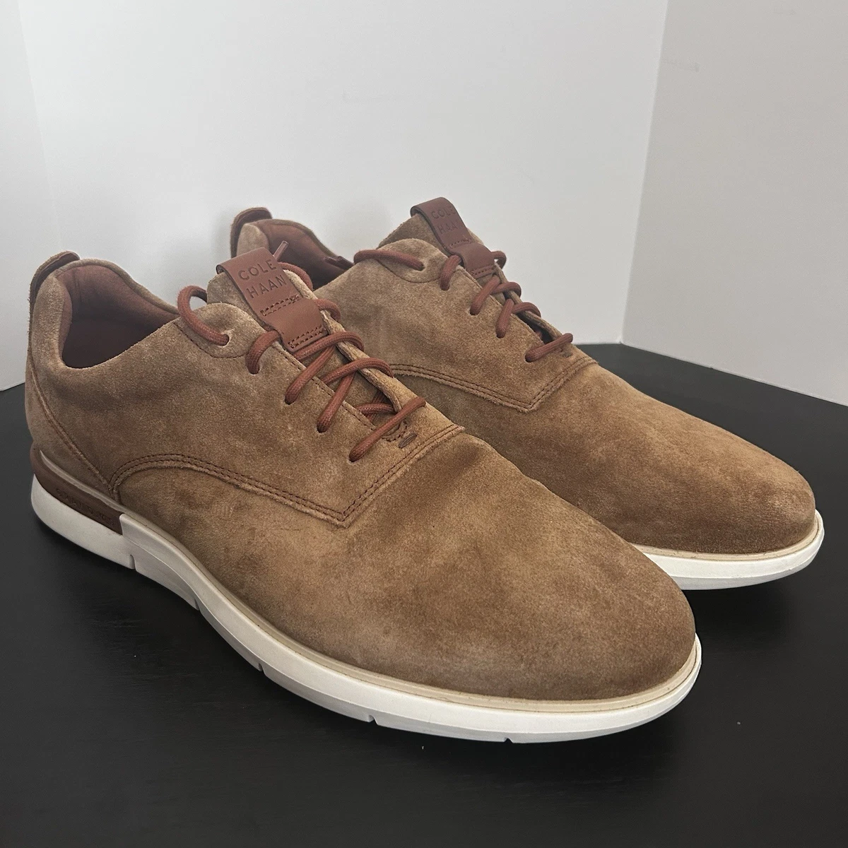 Chaussures Cole Haan Grand.OS - Taille 9 M (US) - Noir - Cuir - Oxfords - Occasion Peu Porté