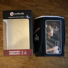 yurbuds ERGOSPORT ARMSLEEVE Black for iPhone 5 Reflective Sweat Proof