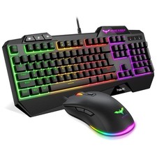 HAVIT HV-KB558CM Gaming Keyboard and Mouse Combo Rainbow Backlit