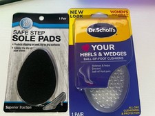 Gel Metatarsal Ball of Foot Cushions 4pc Dr. Scholl s Shoe Gear Pads Set