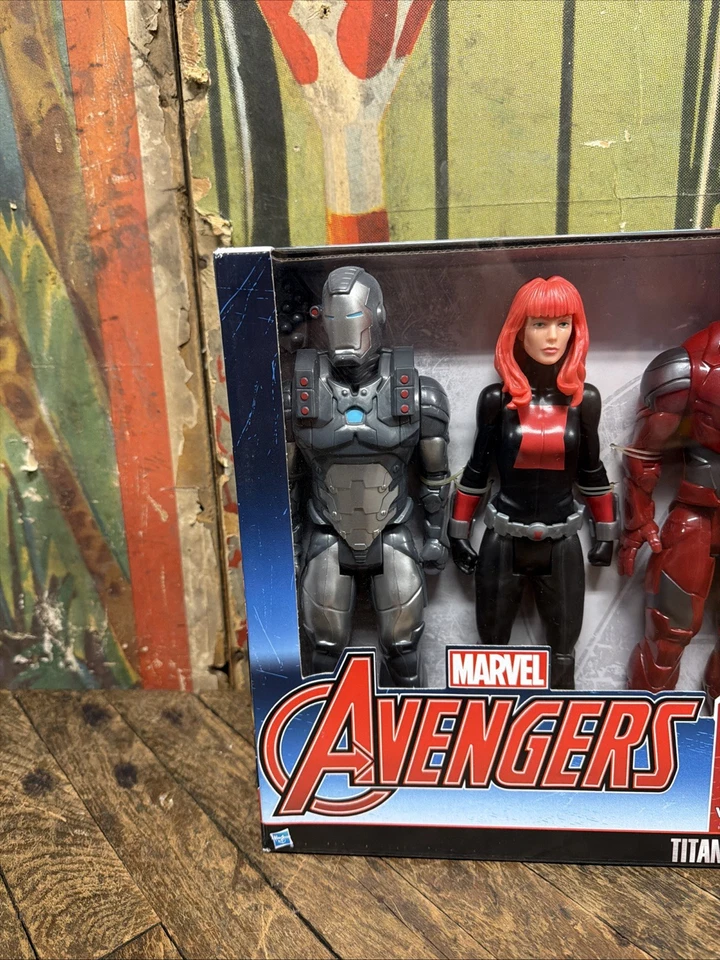 2015 Marvel Avengers Titan Hero Series paquete de figuras superhéroes cómics película Foto 2 de 4