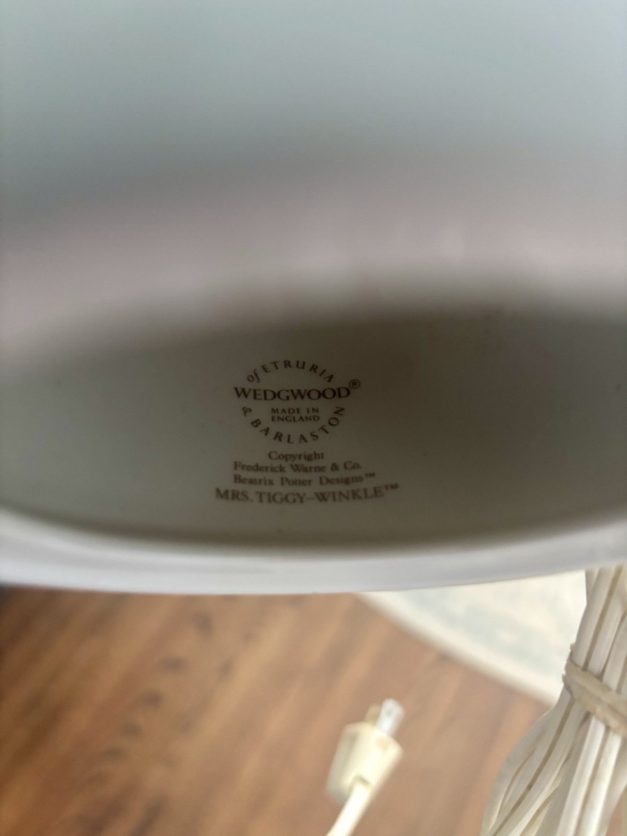 Vintage Wedgwood Beatrix Potter Mrs Tiggy Winkle Lamp | eBay