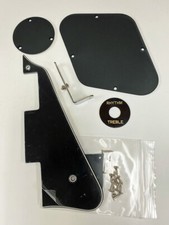 A21 Black 3ply LP Style Guitar Pickguard Truss Control Cover Switch Ring Bracket